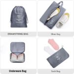 7 PCS STORAGE BAG Grey