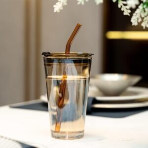 LEATHER DOUBLE DRINKING BROWN 450ML BIG