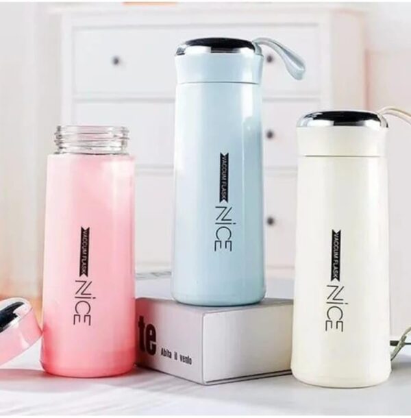 NICE GLASS WATER BOTTLE [ 400 ML ]