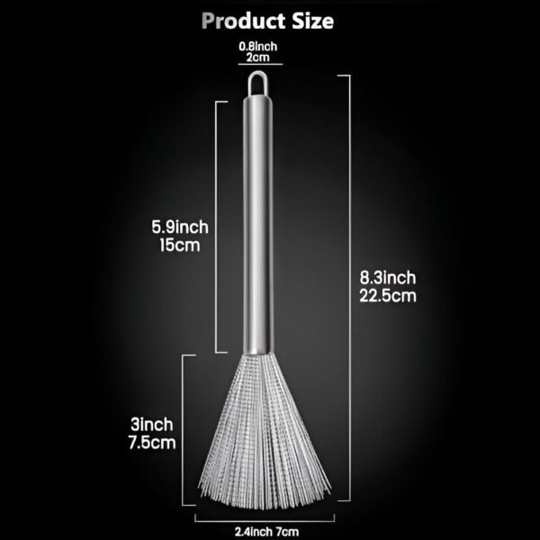 Steel Pan Cleaning Brush pack of 2