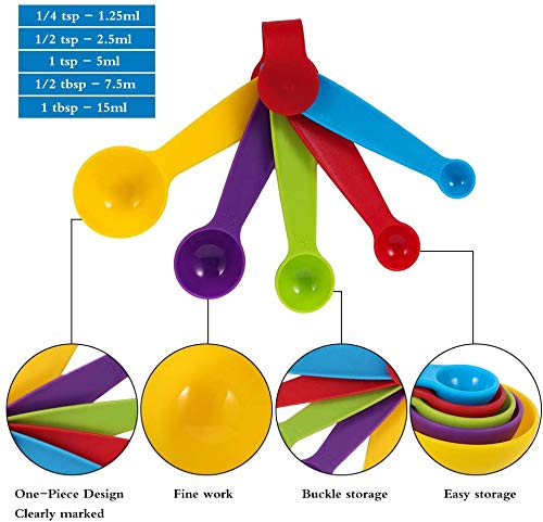 5 PCs Measuring Spoon Set