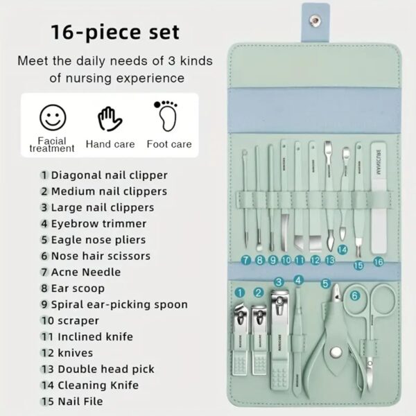 16 in 1 Manicure Set