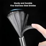 Steel Pan Cleaning Brush pack of 2