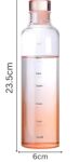 BOROSILICATE GLASS WATER BOTTEL 350ML