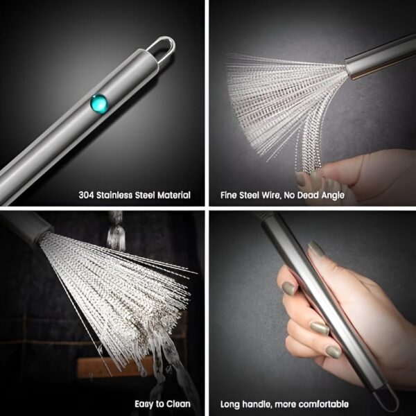 Steel Pan Cleaning Brush pack of 2