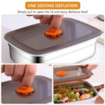 SS CRIPSER BOX WITH LID 1500 ML
