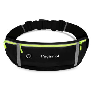 RUNNING BELT 3 POCKET BLACK