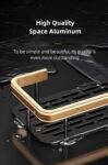 Drain Bathroom Shelve Black pack of 2