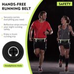 RUNNING BELT 3 POCKET BLACK