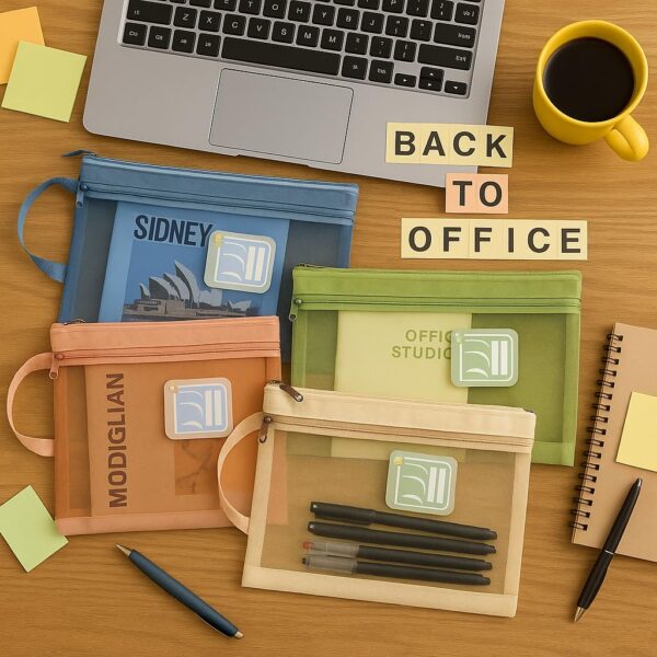A4 Double Layer Document Bag