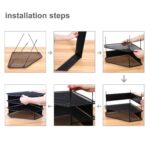 MESH 3 SECTION FILE HOLDER
