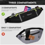 RUNNING BELT 3 POCKET BLACK