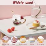 Flower Tea Glass Cup with Spoon