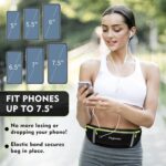 RUNNING BELT 3 POCKET BLACK