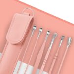 6 pcs leather ear pick set