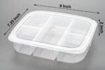 5 COMPARTMENT FRIDGE STORAGE BOX