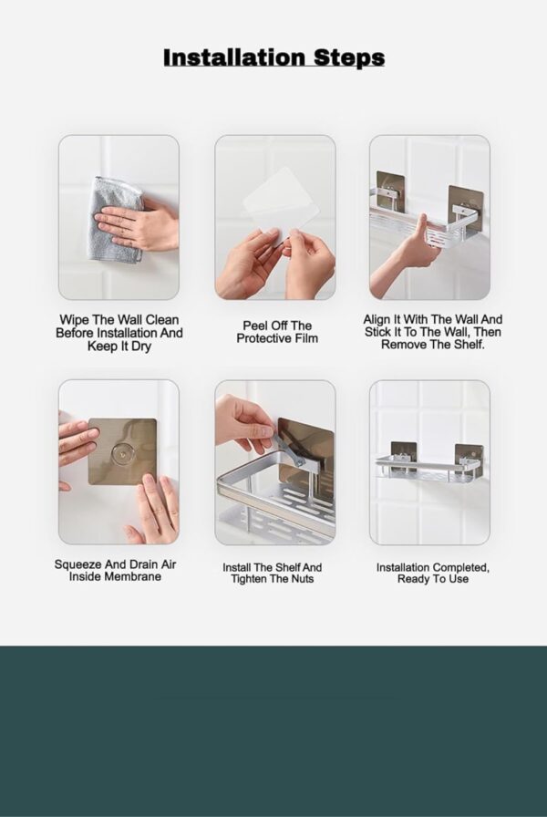 BATHROOM RACK - [ GOLD- 1 PC ]