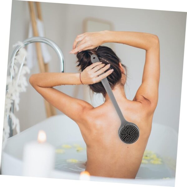 Silicone Bath Brush long handle