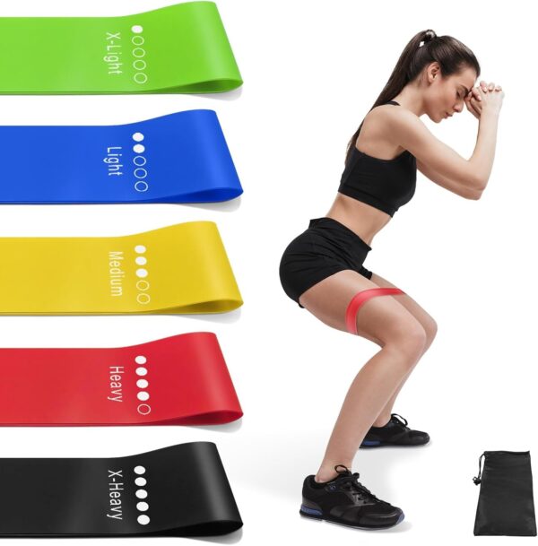 5 PIECE EXERCISE BELT - RESISTANCE BELT 5 PC