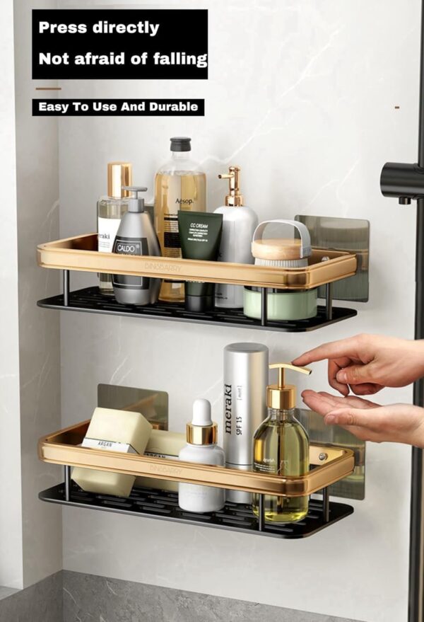 BATHROOM RACK - [ GOLD- 1 PC ]