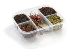5 COMPARTMENT FRIDGE STORAGE BOX