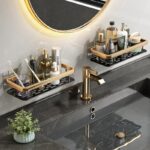 BATHROOM RACK - [ GOLD- 1 PC ]