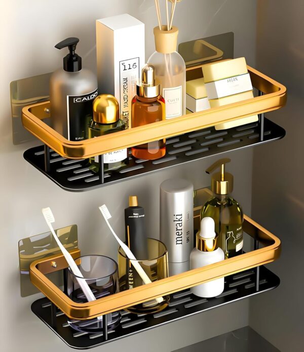 BATHROOM RACK - [ GOLD- 1 PC ]