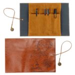 Canvas Leather Pencil Bag Roll