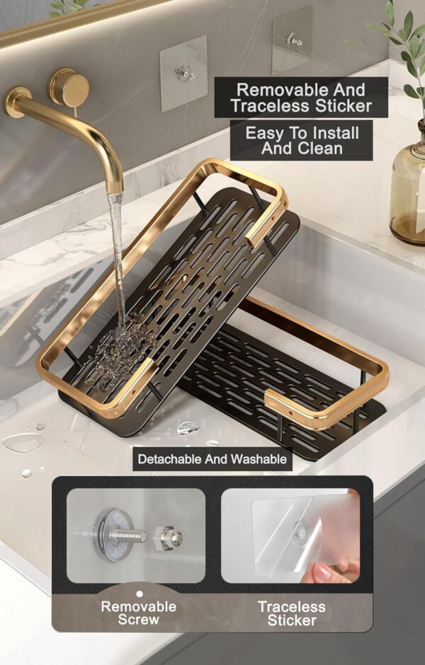 BATHROOM RACK - [ GOLD- 1 PC ]
